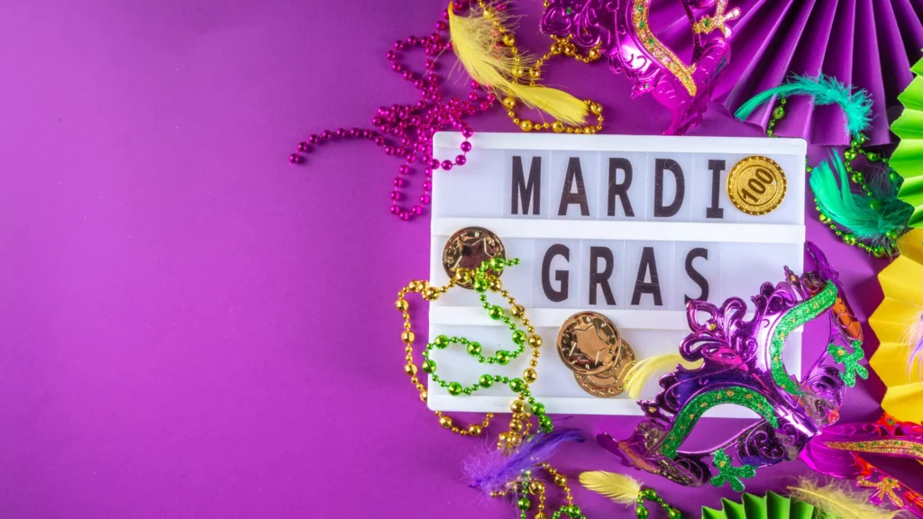 Mardi Gras event Card